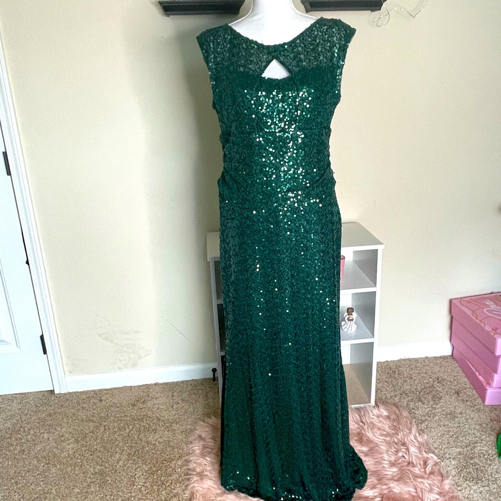 Marina Sequin Evening Gown
